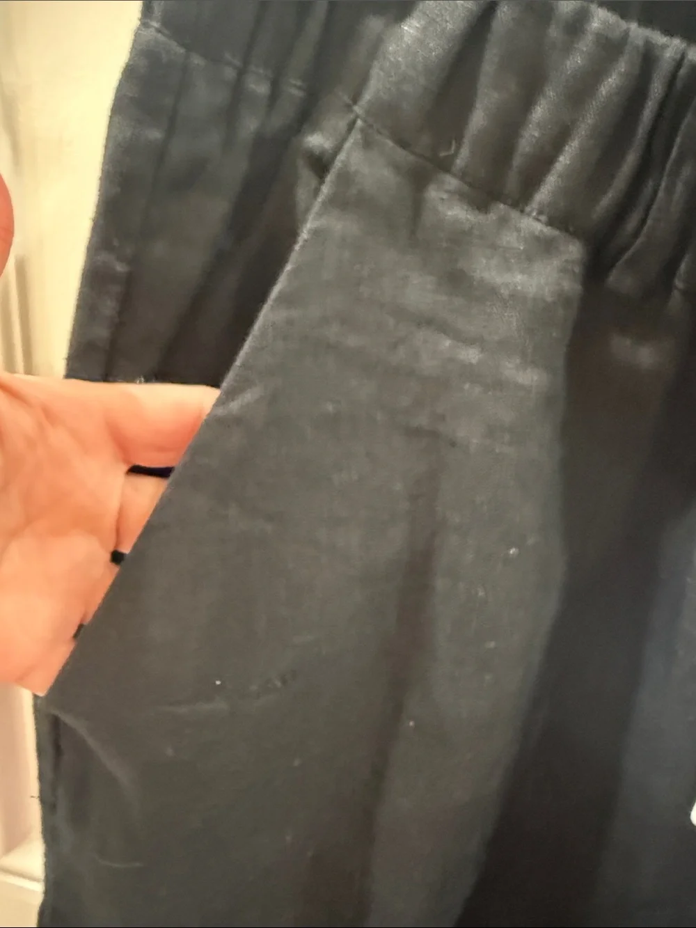 NWT Quince 100% European Linen Pants Black Medium (332)